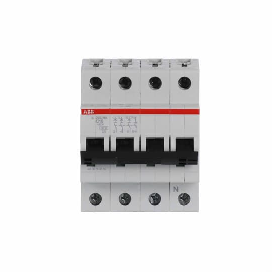ABB Stotz S&J Sicherungsautomat 6kA 16A C 3p+N (4p) S203-C16NA