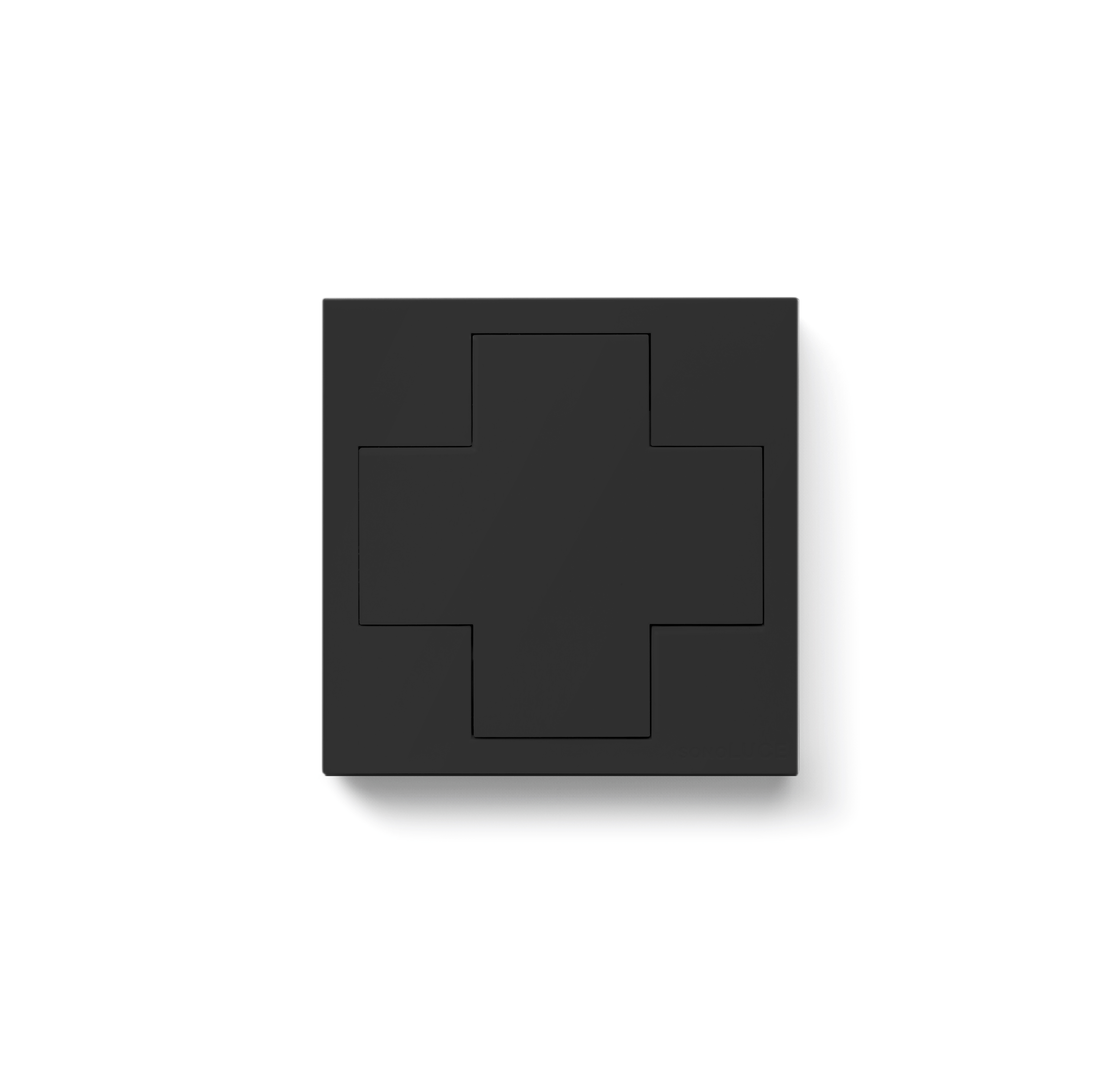 Lunatone pushbutton module DALI-2 Switch Cross black App-Contr. activated – 86459793-B-2-APP Lunatone pushbutton module DALI-2 Switch Cross black App-Contr. activated – 86459793-B-2-APP
