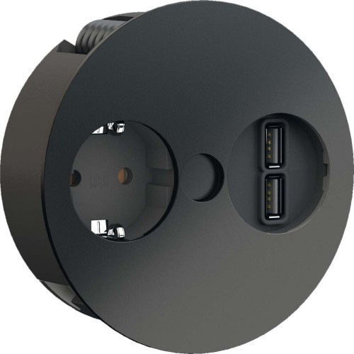 Bachmann TWIST Steckdosenleiste 1xCEE7/3 1xUSB Char. 931.131 - 931131
