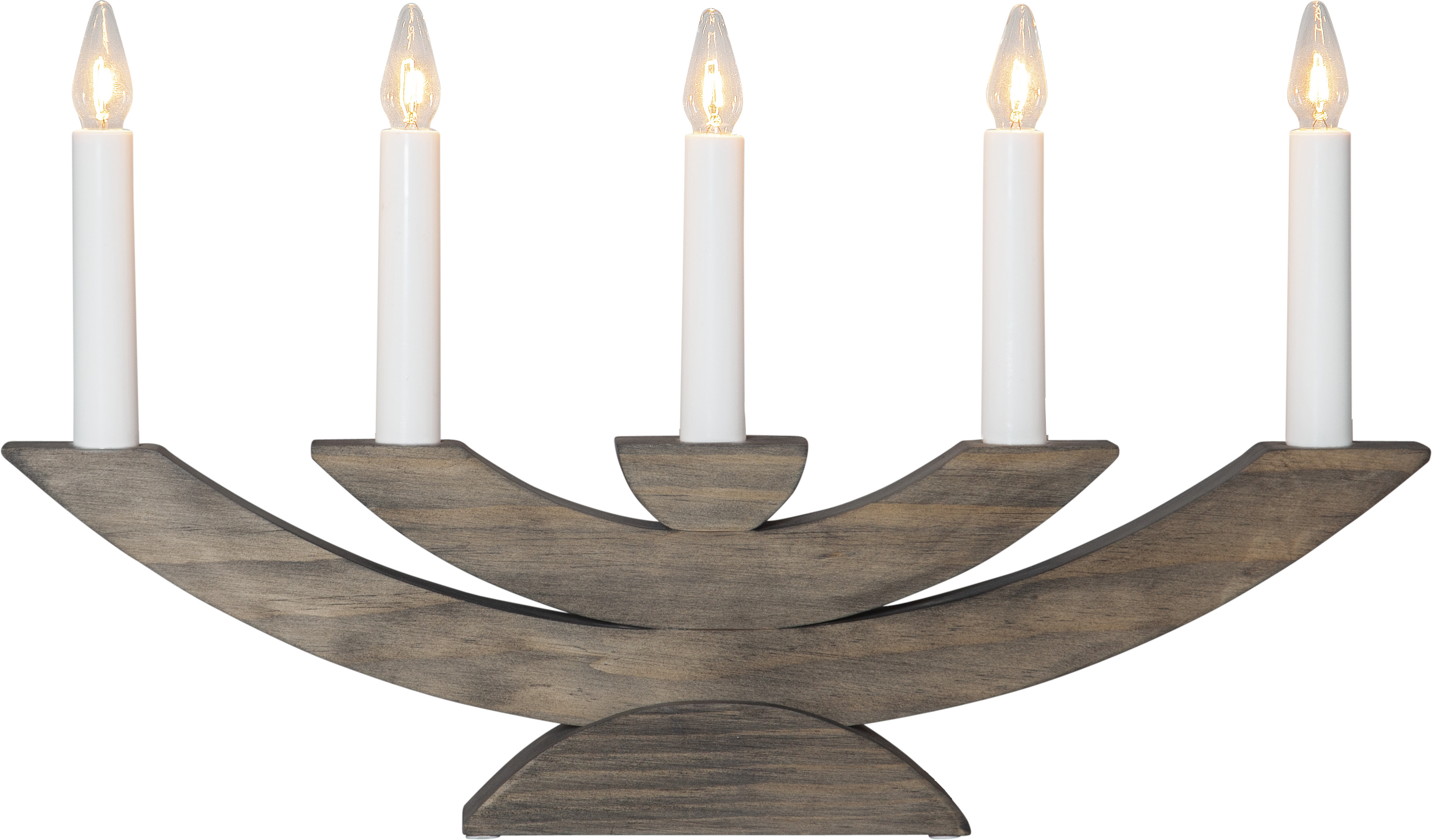 Star Trading Fensterleuchter 5-flammig, braun 220-07 günstig online kaufen