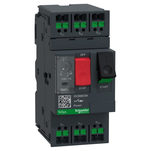 Schneider Electric Motorschutzschalter 0,63-1A Snapin GV2ME05A - GV2ME05A