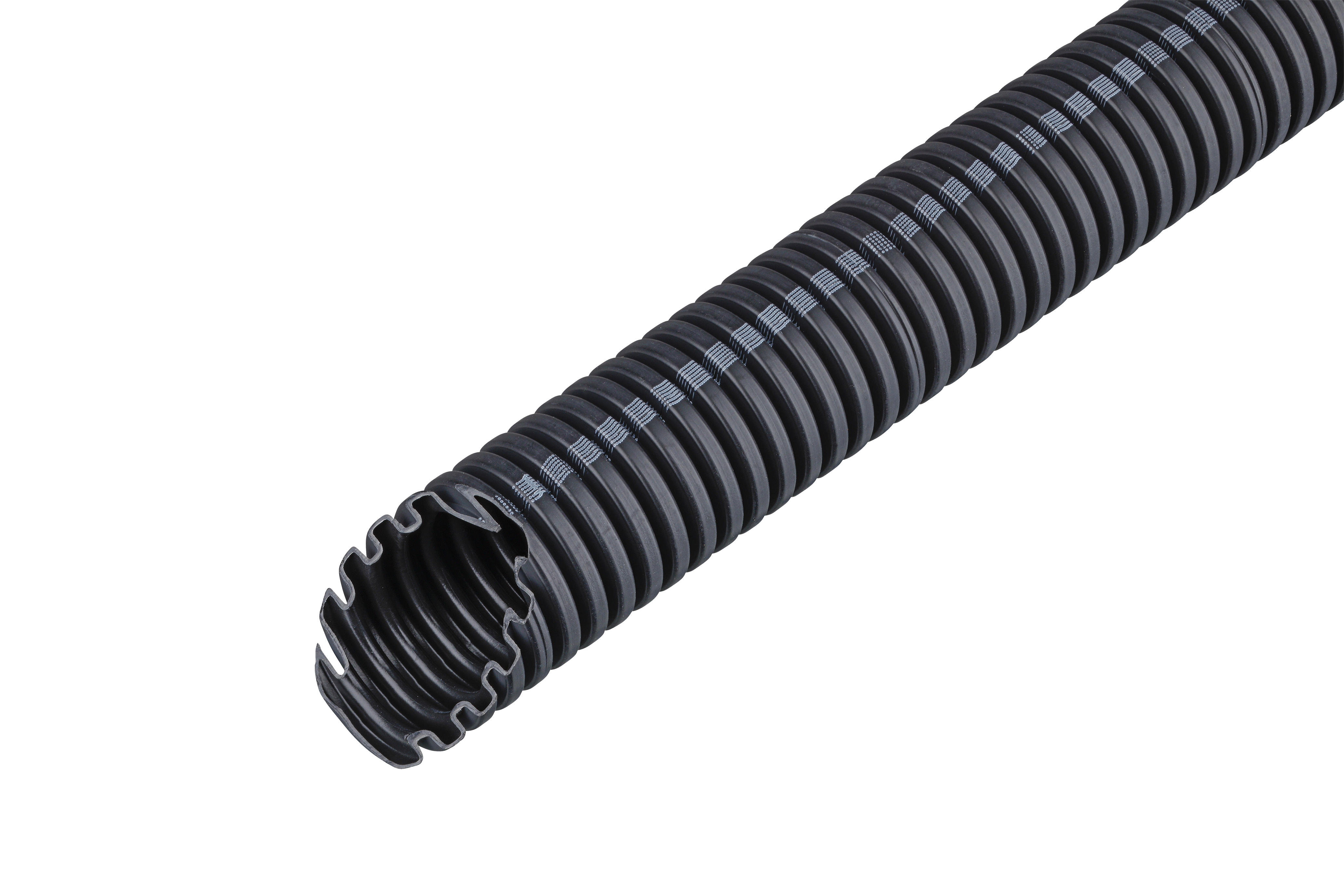 Fränkische Kunststoff-Wellrohr leicht 50,0x39,5mm FFKu-EL-F-LS0H 50 - 24110050