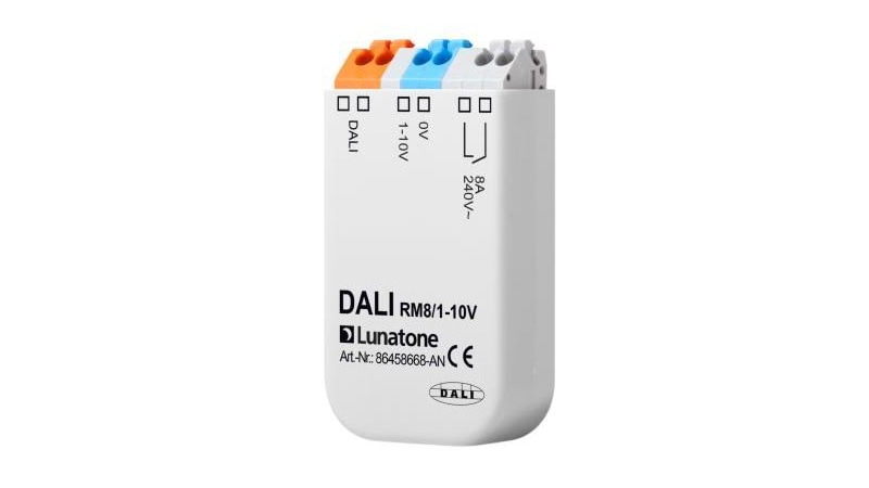 Lunatone Light Management Relais DALI RM8 1-10V - 86458668-AN