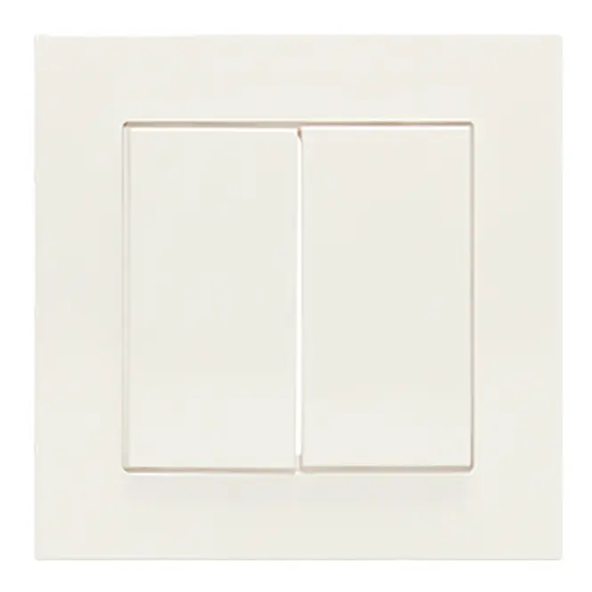 Lingg&Janke Tastsensor-Wippe 2-fach o.Symbol Ã¤hnl.rws FL-2-RW