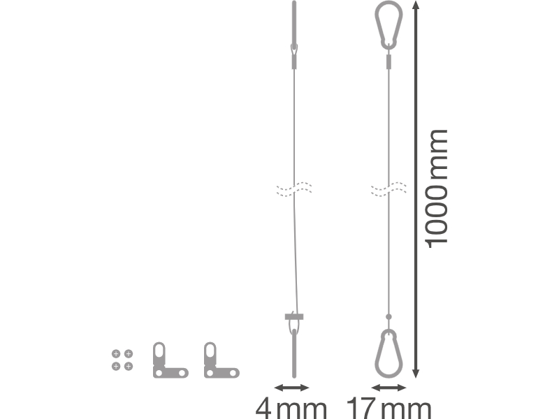 Ledvance LED-Lichtpanel SECURITY KIT SECURITY KIT 4x - 4058075472990