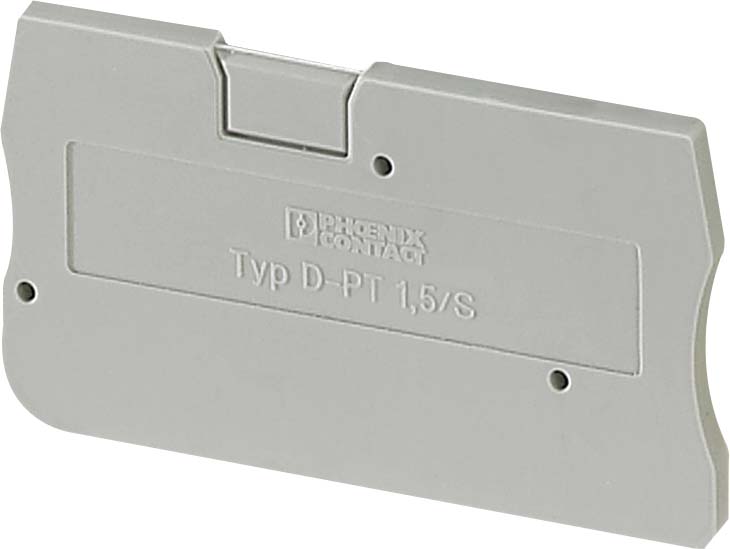 Phoenix Contact Abschlussplatte gr 45x2,2x24,3mm D-PT 1,5/S