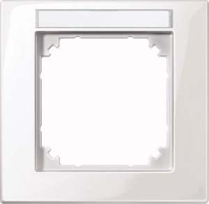 Merten M-PLAN-Rahmen 1f. pws/gl beschriftbar 514119 - 514119
