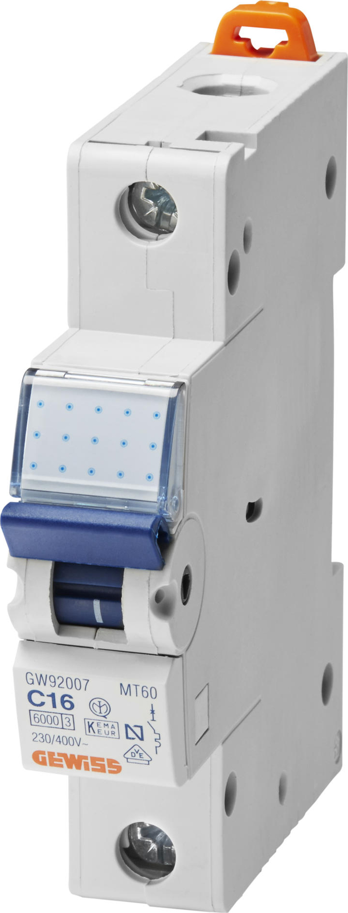 Gewiss Leitungsschutzschalter B16A, 1P, 10KA GW92508 Gewiss Leitungsschutzschalter B16A, 1P, 10KA GW92508