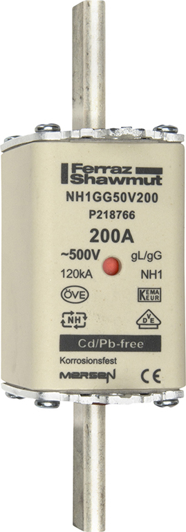 Mersen NH-Sicherungseinsatz SF Gr.1 gG 200A/500V KM NH1GG50V200 - P218766