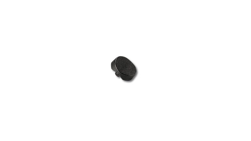 BJB Black round rocker for switches 43.409