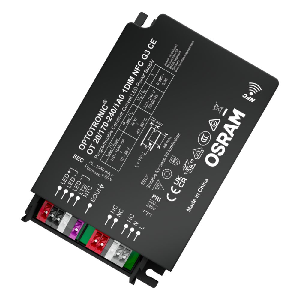 Osram LED-Treiber OT 20/170-240/1A0 1DIM NFC G3 CE - 4052899631861