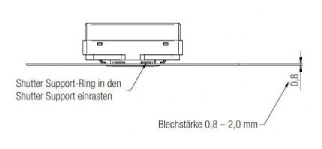 Tridonic Lichtmanagement Zubehör Sensor Montagekit 5DPI 14f