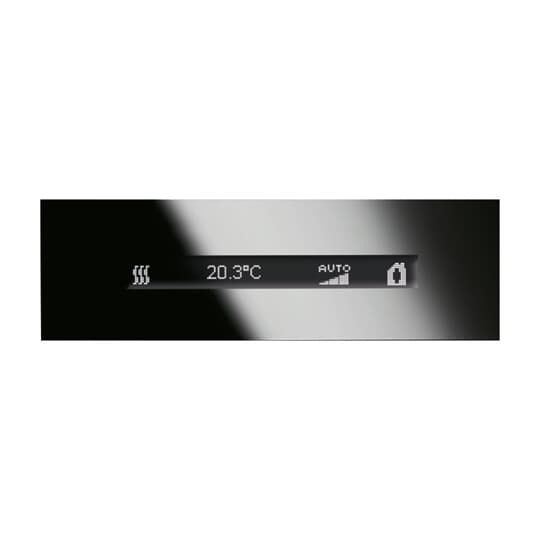 Busch-Jaeger Abschlussleiste oben Glas schwarz RTR 6351/08-825