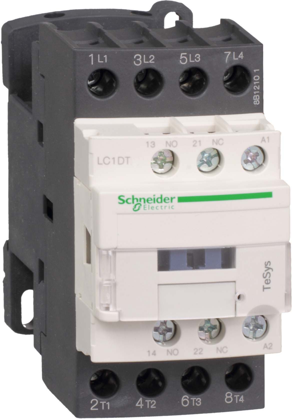 Schneider Electric Leistungsschütz 25A/AC-1 230V AC 4po LC1DT25P7 Schneider Electric Leistungsschütz 25A/AC-1 230V AC 4po LC1DT25P7