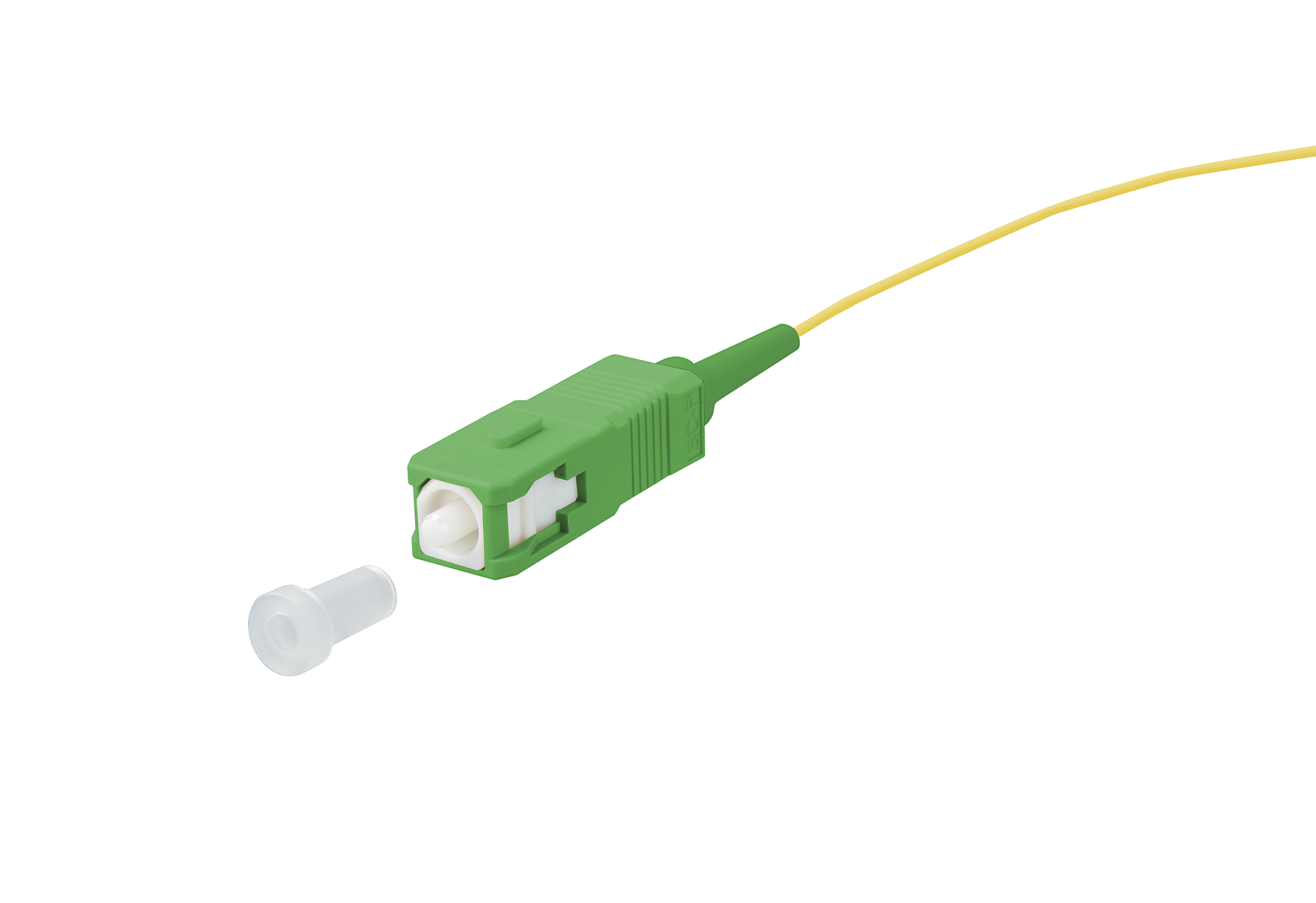 Metz Connect OpDAT Pigtail SC-APC 2m OS2 B2 gelb 150Q1CA0020S
