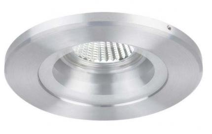 Brumberg High-voltage ceiling recessed spotlight GU10 IP44 max. 50W