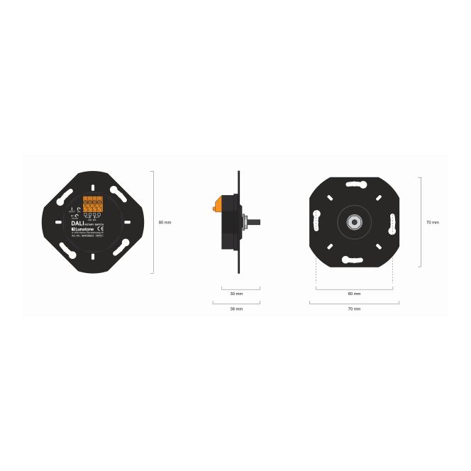 Lunatone rotary knob basis 86459822-RGBW