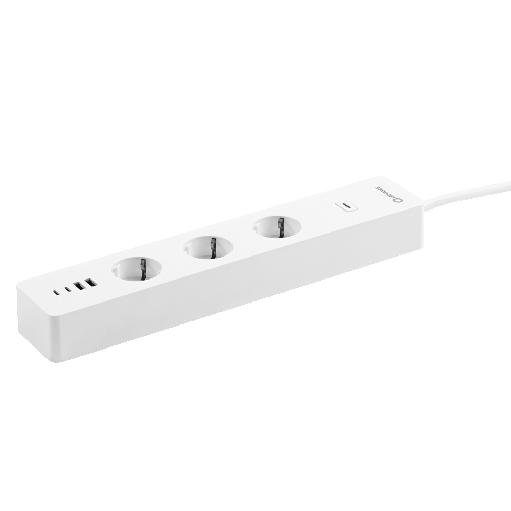 Ledvance Steuerung WiFi 3-fach Steckdosenleiste mit smarten USB Anschlüssen SMART WIFI MULTI POWER SOCKET FS1  – 4058075594784 Ledvance Steuerung WiFi 3-fach Steckdosenleiste mit smarten USB Anschlüssen SMART WIFI MULTI POWER SOCKET FS1  – 4058075594784