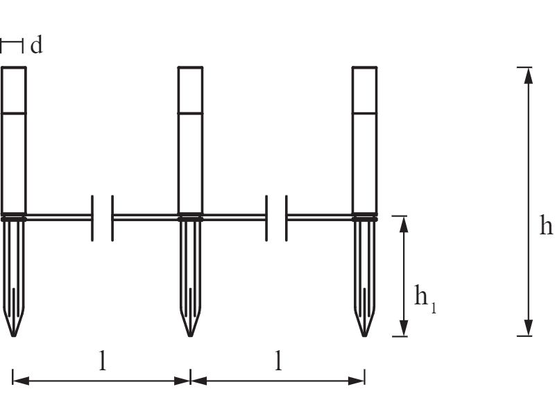 Ledvance LED-Erdspießleuchte SMART+ GARDEN POLE 3 Pole extension