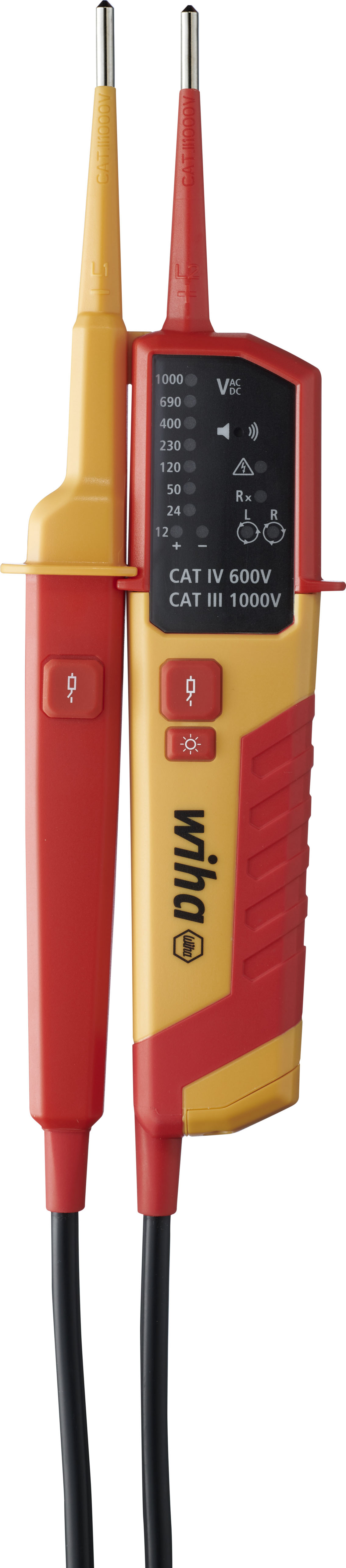 Wiha Spannungsprüfer 12-1.000 V AC, CAT SB25516