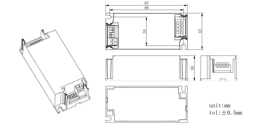 Cupower LED-Treiber dimmbar ID CCCB 28/230/150- 700 DALI FV1