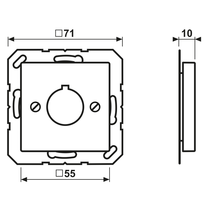 Jung Abdeckung aws für Befehlsgeräte A 564 WW - A564WW Jung Abdeckung aws für Befehlsgeräte A 564 WW - A564WW