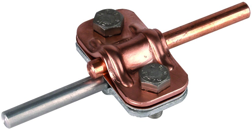 DEHN Zweimetall UNI-Trennklemme Cu-St/tZn f.2xRd8-10 ZMTK810810CUSTTZN