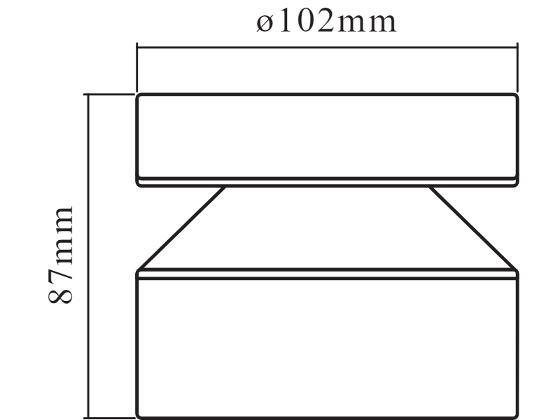 Ledvance Dekorative LED-Außenleuchte ENDURA STYLE CYLINDER Ceiling 6 W ST