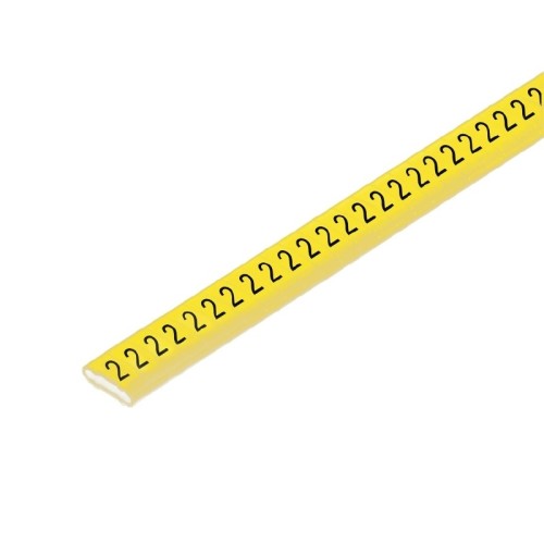 Weidmüller Kabelmarkierer Zahl 2 gelb 2,5-16 CLI M2-4GE/SW CD - 1568301508