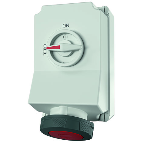 Mennekes Wanddose DUO 63A,5p,6h,400V,IP67 5113A