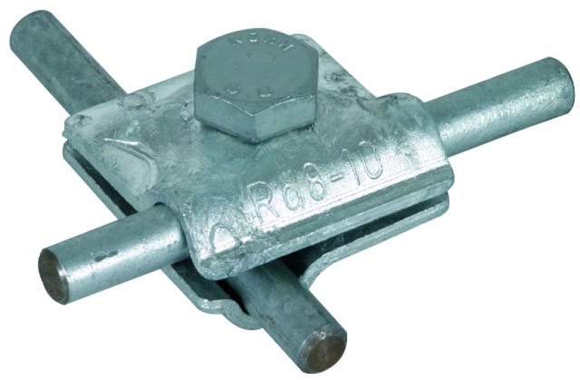 DEHN MV-Klemme St/tZn f. Rd 8-10mm MVK8.10SKM10X30STTZN - 390050
