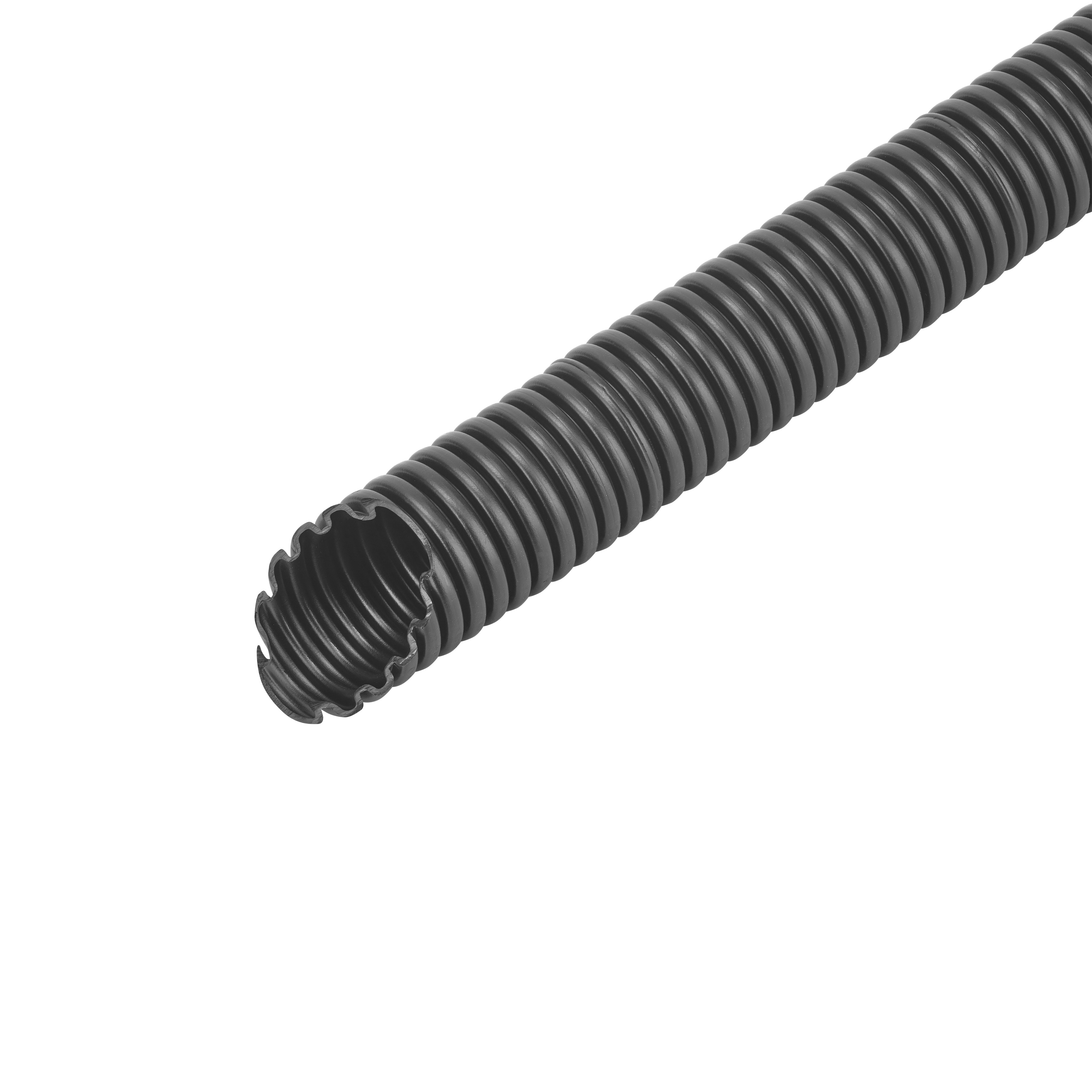 Fränkische Wellrohr flexibel Kunststoff, schwarz FPPSF-23U.50