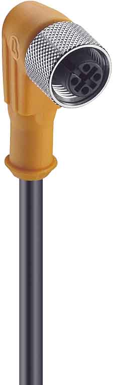 Belden Winkelkupplung M12 4p.,Kab.PUR hfr RKWT 4-225/10m