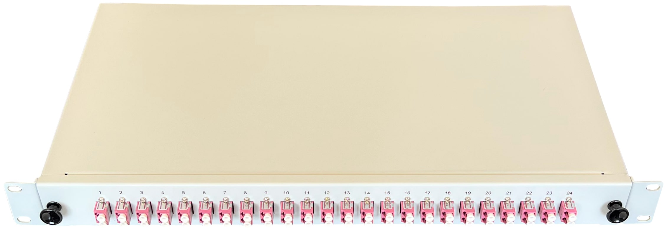 Paschke Spleissbox ausziehbar 19" 24x LCd OM4 PINK 443305-4K-24SA