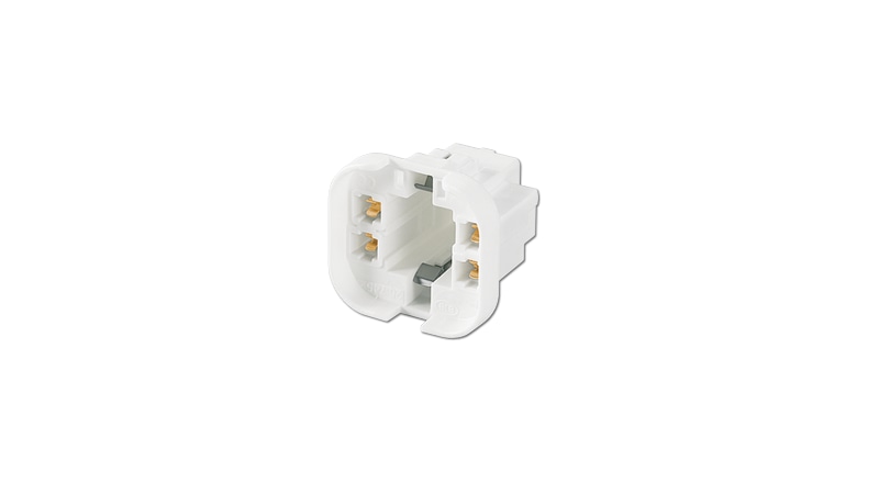 BJB Lampenfassung G24/GX24 für CFL/TC-DEL, TC-TEL 26.745.1161.50