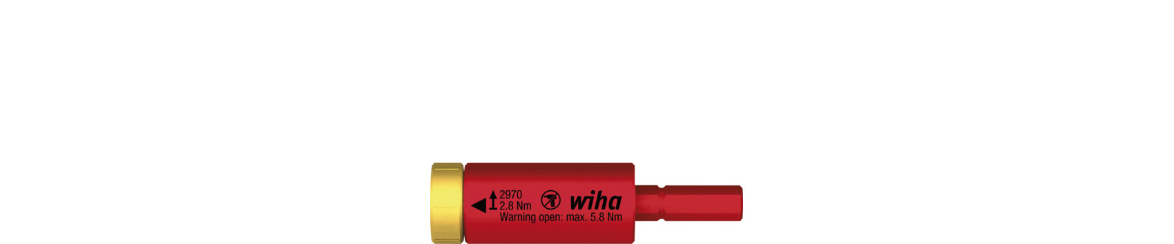 Wiha Drehmomentwerkzeug-Adapter easyTorque electric 29701280 2,8Nm