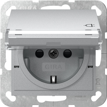Gira Steckdose KD+BSF Alu 455726 günstig online kaufen