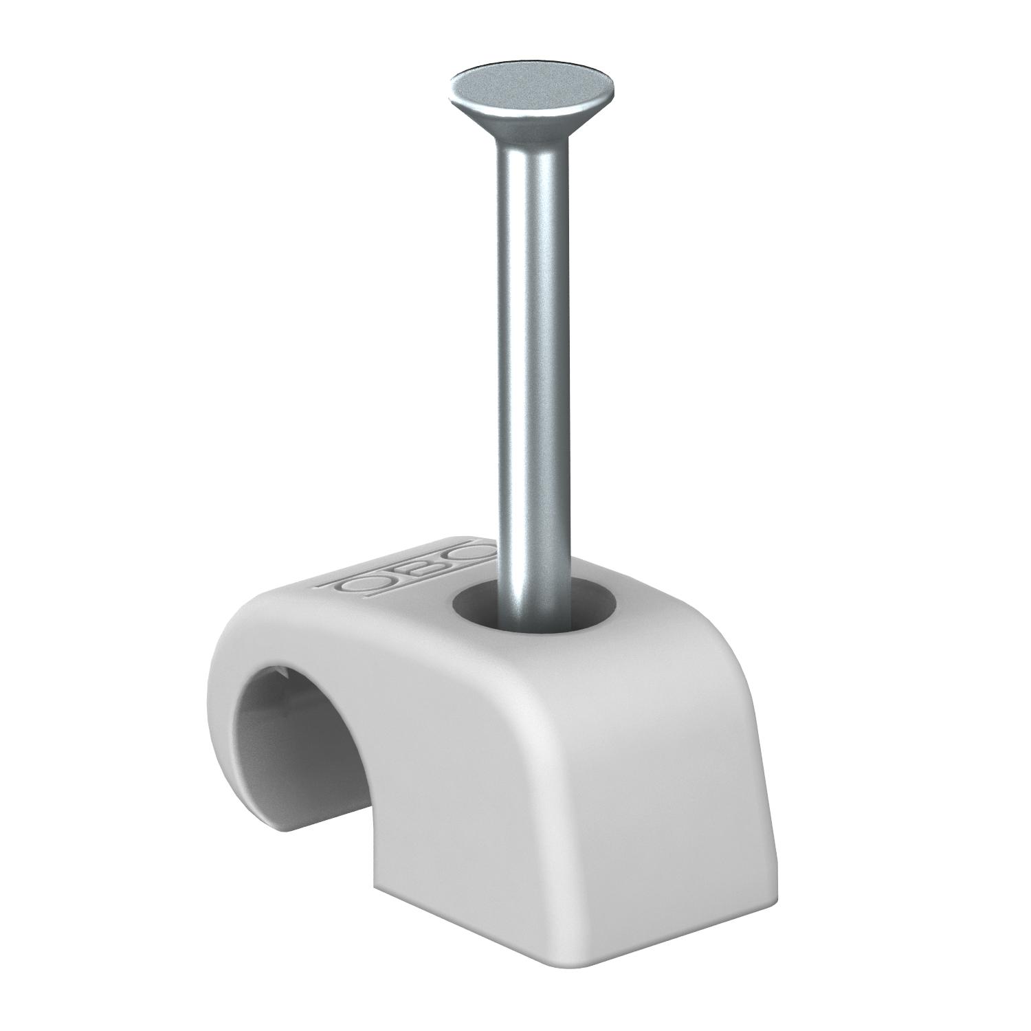 OBO Bettermann Vertr Haft-Clip m.Nagel 7-12mm L35 PP lgr 2026 35