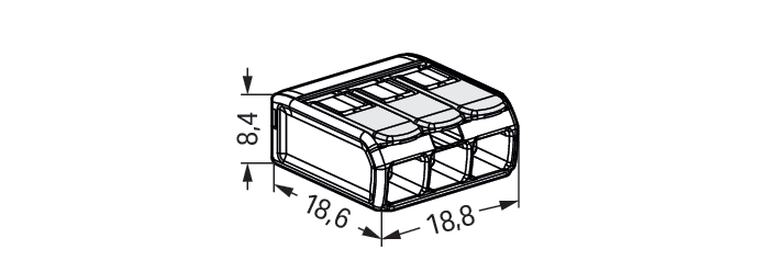 WAGO GmbH & Co. KG COMPACT-Verbindungsklemme 221-483