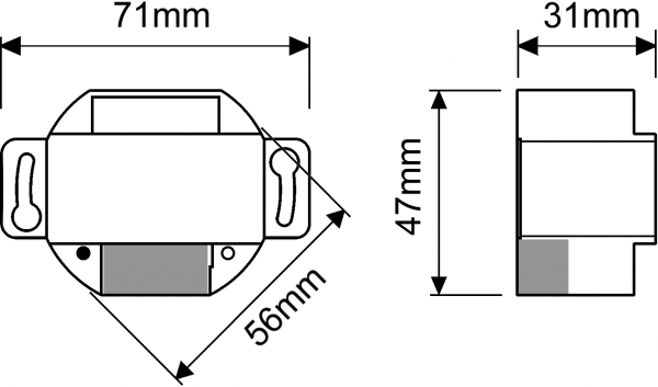 Casambi Schaltaktor AWBT2R