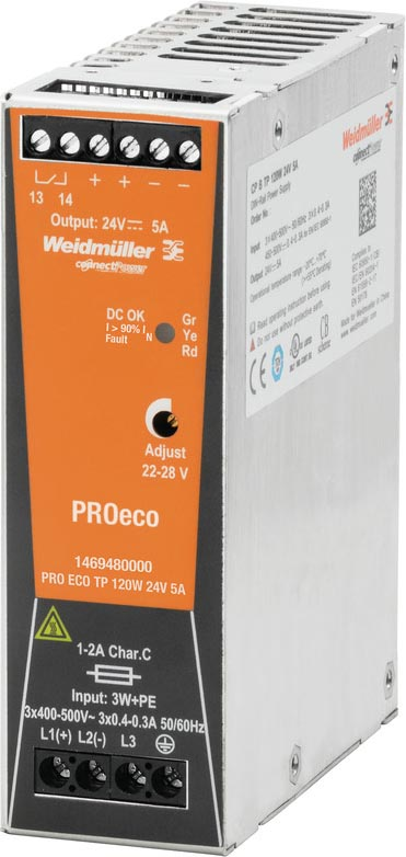 Weidmüller Schaltnetzgerät PRO ECO 120W 24V 5A