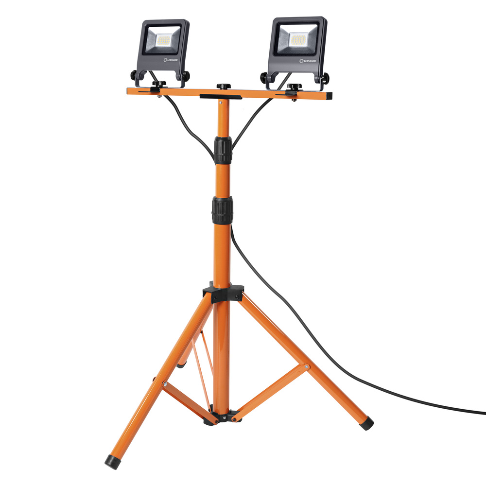 Ledvance LED-Arbeitslicht mit Stativ LED WORKLIGHT 2X20W 840 TRIPOD – 4058075213913