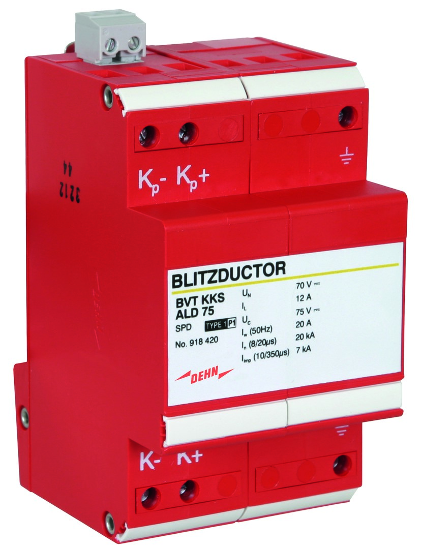 DEHN Kombi-Ableiter Blitzductor VT BVT KKS ALD 75