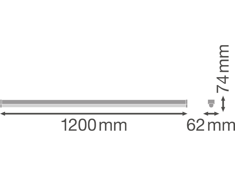 Ledvance LED linear luminaire LINEAR ULTRA OUTPUT 1200 33 W 4000 K