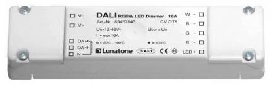 Lunatone Light Management DALI RGBW LED Dimmer CV 16A Remote Ceiling