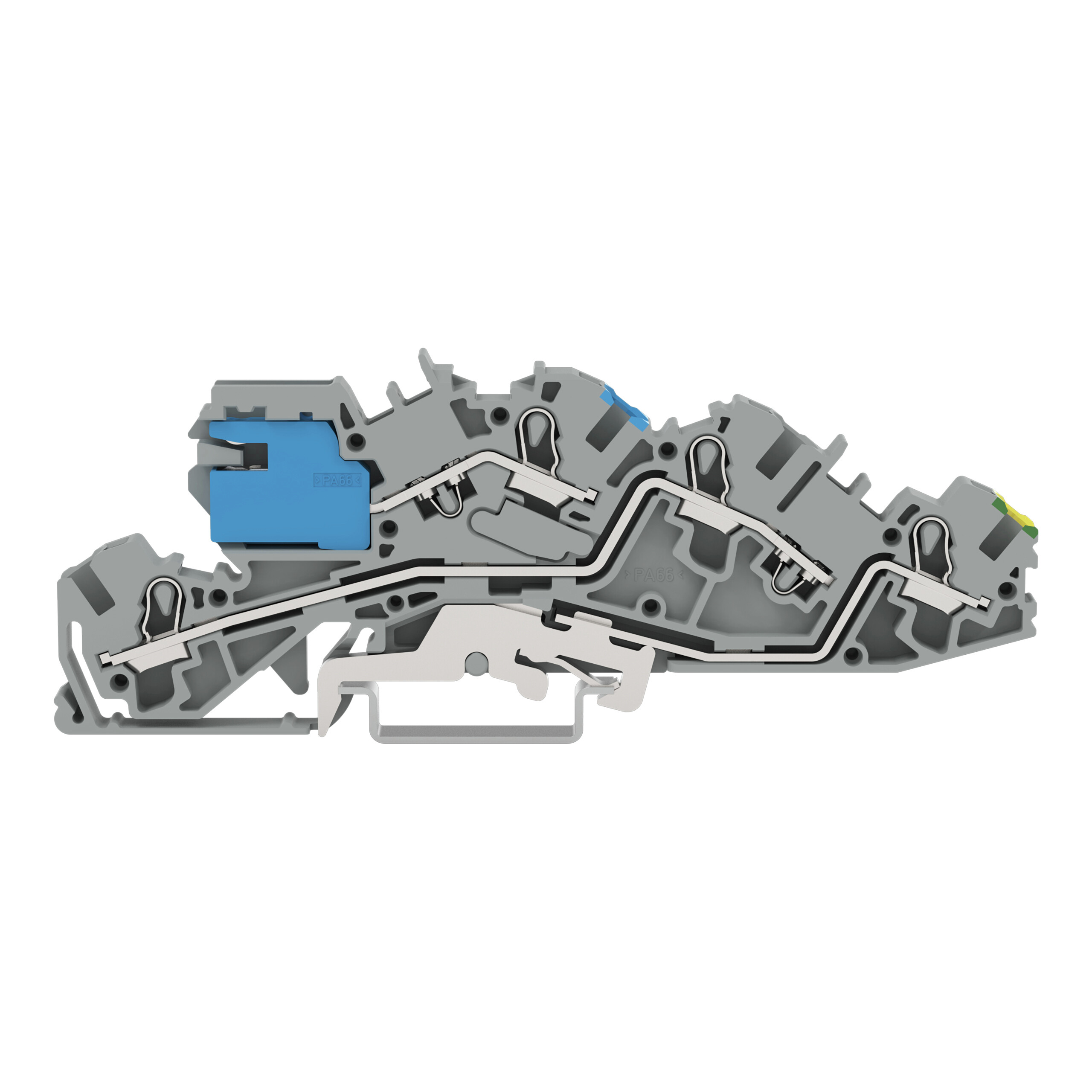 WAGO GmbH & Co. KG Installations-Etagenklemme NT/L/PE 4/6qmm grau 2005-7641