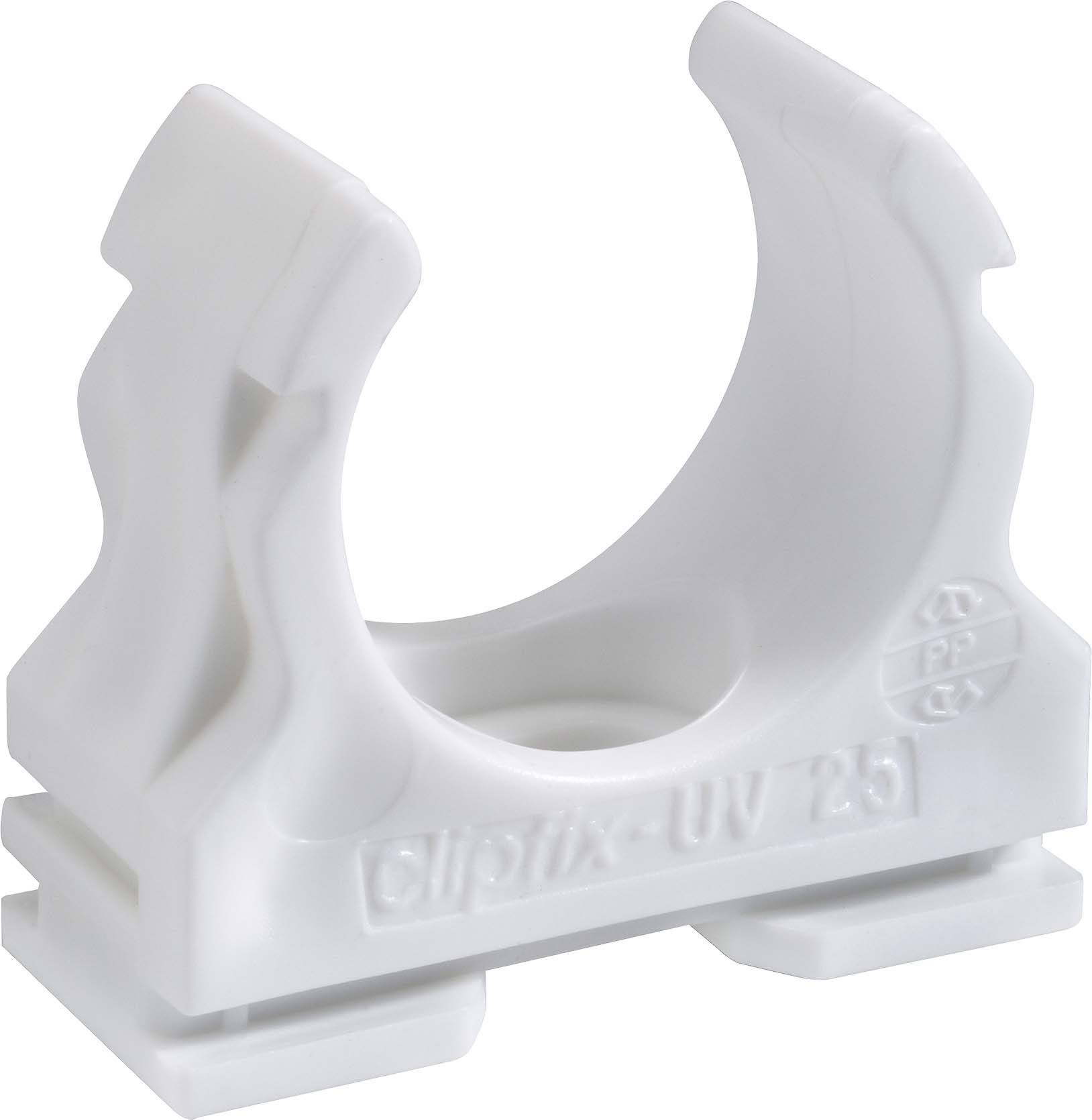 Fränkische Kunststoff-Klemmschelle UV-stabilisiert clipfix-UV 32 ws - 22572032