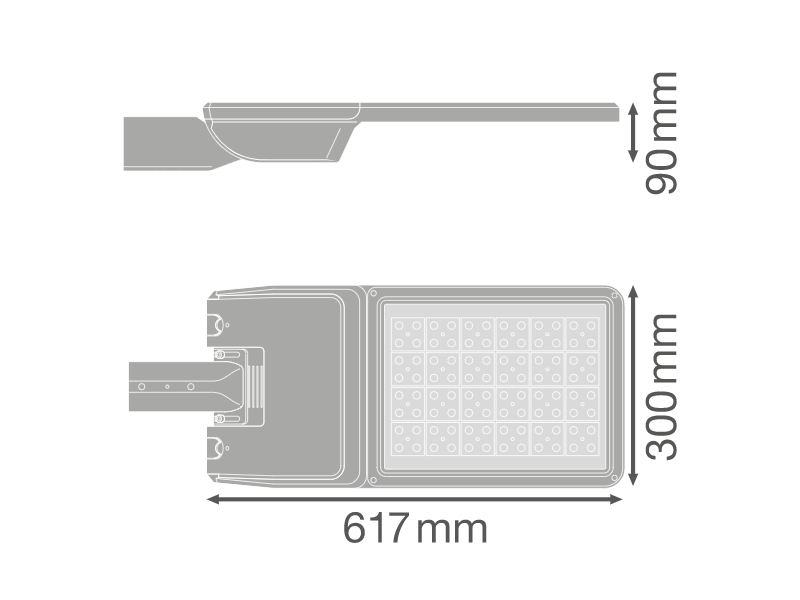 Ledvance LED-Straßenlaterne STREETLIGHT FLEX LARGE RV25ST P 110W 740 WAL - 4058075552456