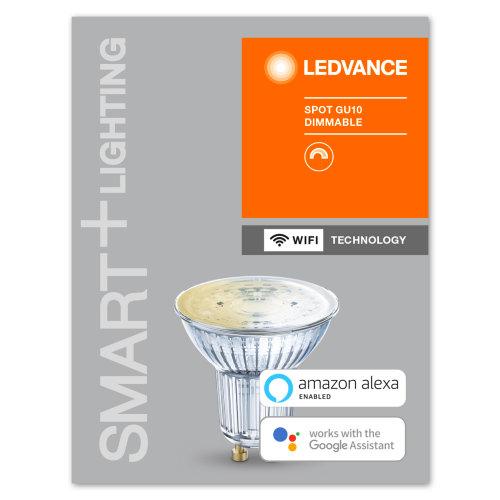Ledvance LED-Leuchtmittel SMART+ WiFi SPOT GU10 Dimmable 50 45 ° 4.9 W/2700 K GU10 