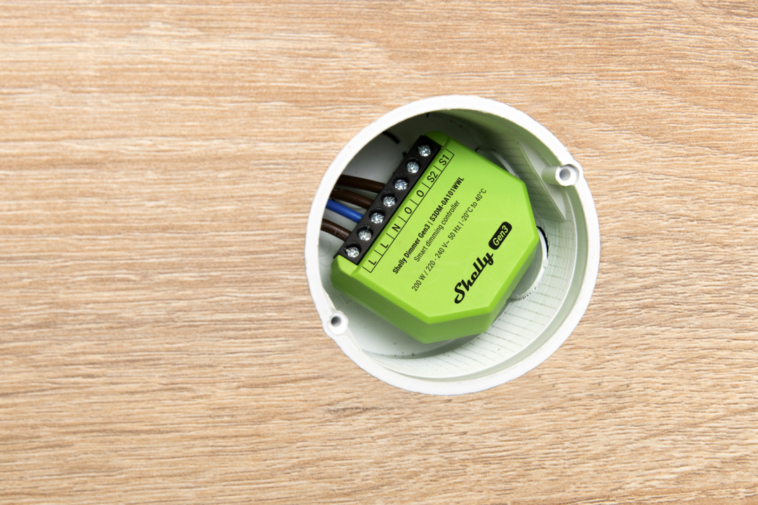 Shelly Unterputz Dimmer Gen3 Relais LED Lichtcontroller Messfunktion